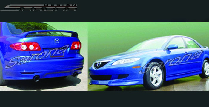 Custom Mazda Mazda6  Sedan Body Kit (2003 - 2006) - $885.00 (Manufacturer Sarona, Part #MZ-017-KT)